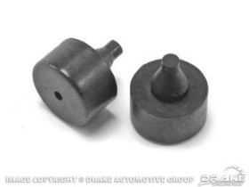 Factory Correct Rubber Trunk Bumpers For 55-67 GM GMC - 2pcs Deck Lid Bump Stops